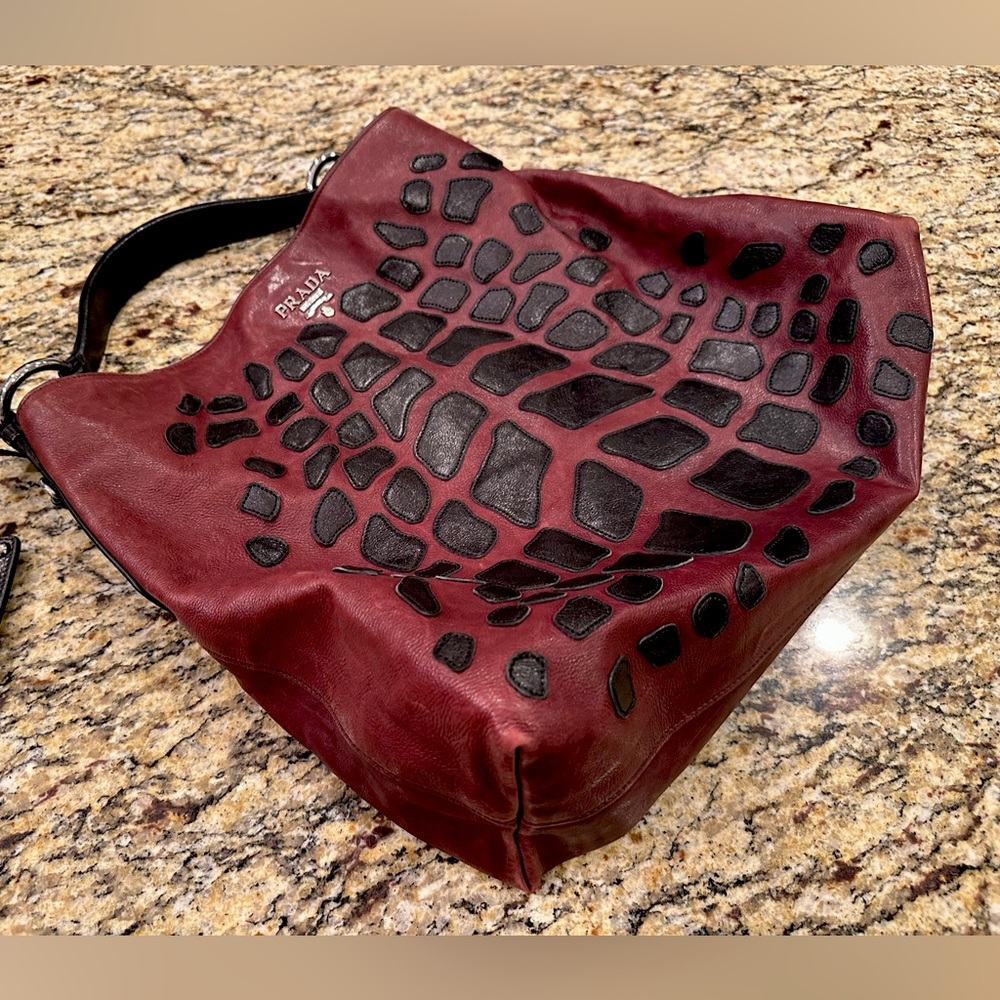 Prada Nappa Patchwork Tote